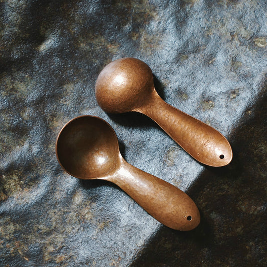 Hand Forged Copper Coffee Spoon