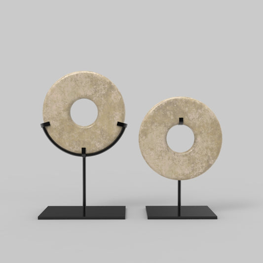 Hand Forged Metal Display Stand For Round And Ring Objects