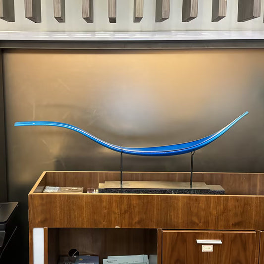 Double rod “U” Metal Display stand for sculptures