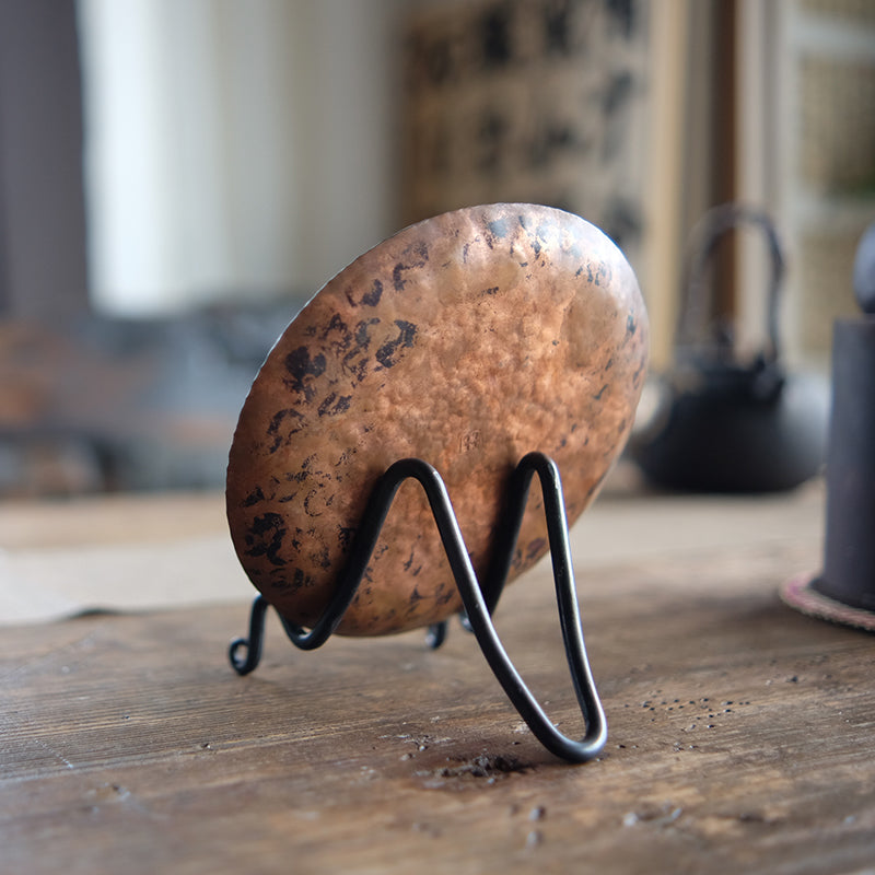 Hand Forged Metal Display Stand For Agate Slabs