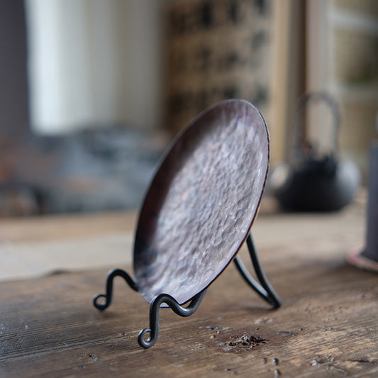 Hand Forged Metal Display Stand For Agate Slabs