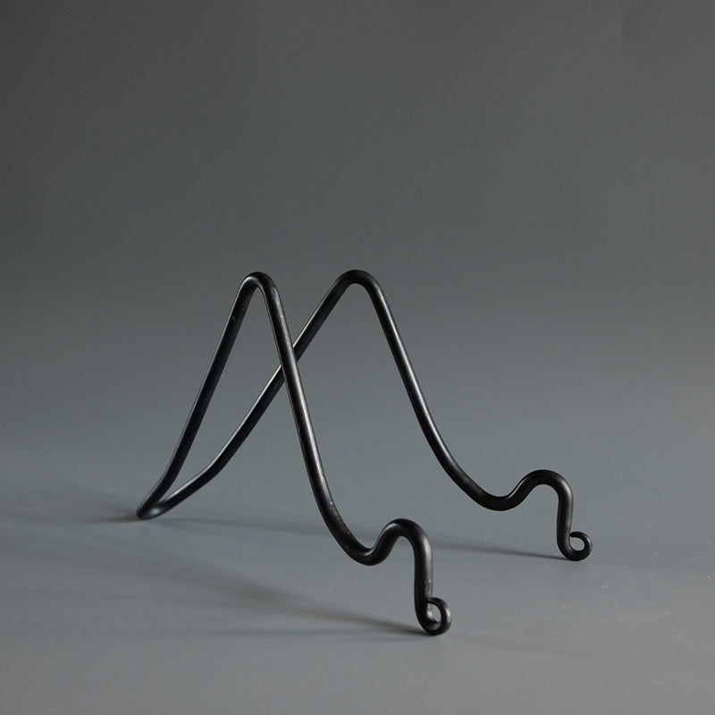 Hand Forged Metal Display Stand For Agate Slabs