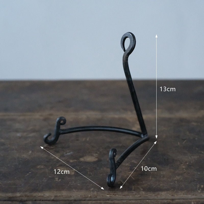 Hand Forged Metal Display Stand For Fossils