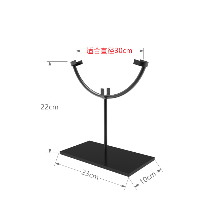 Hand Forged Metal Display Stand For Round And Ring Objects