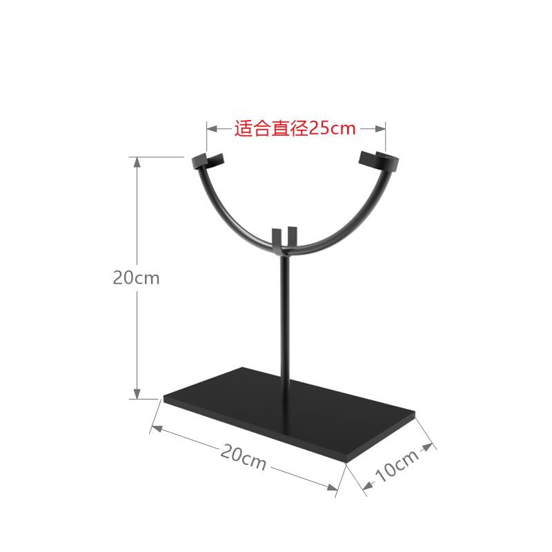 Hand Forged Metal Display Stand For Round And Ring Objects