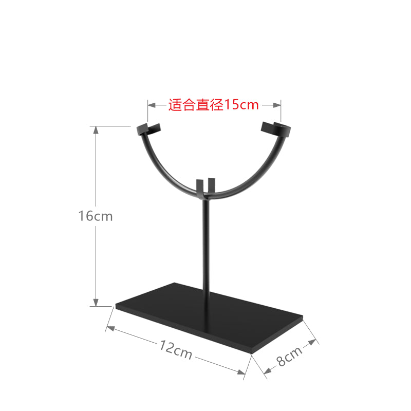 Hand Forged Metal Display Stand For Round And Ring Objects