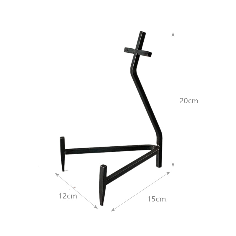 Hand Forged Metal Display Stand For Easel