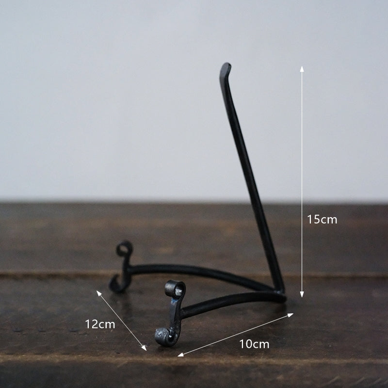 Hand Forged Metal Display Stand For Fossils