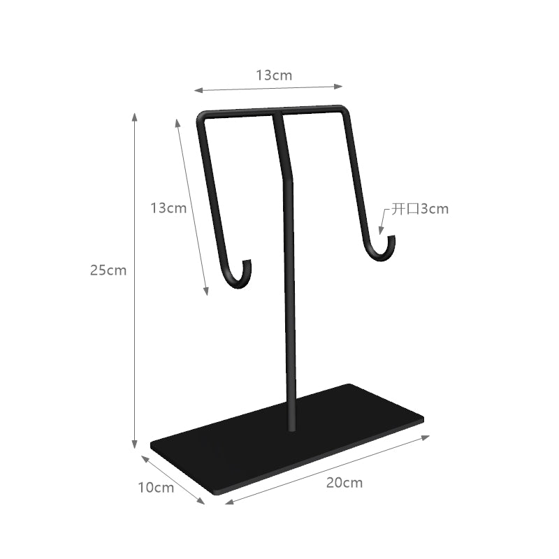 Hand Forged Metal Display Stand For Minerals