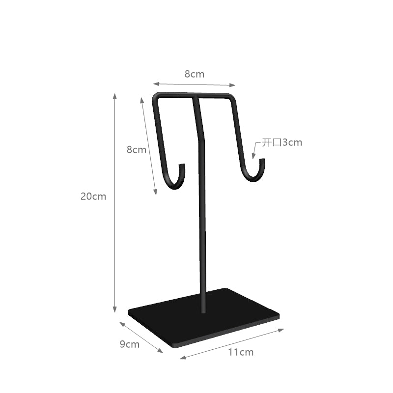 Hand Forged Metal Display Stand For Minerals