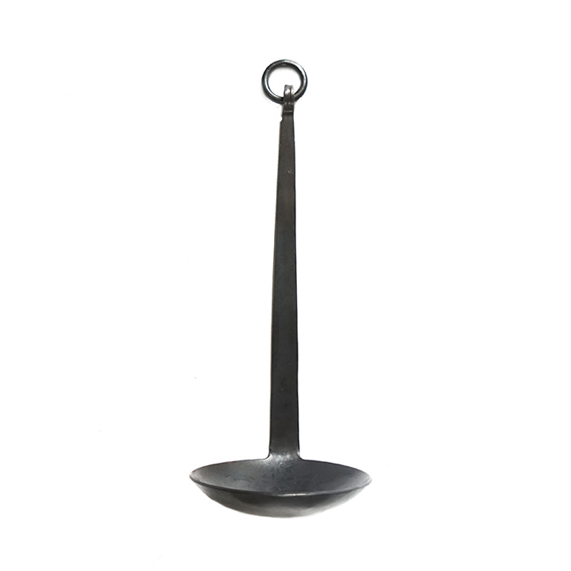 Hand Forged Long Handle Ladle Style Tealight Wall Candle Holder