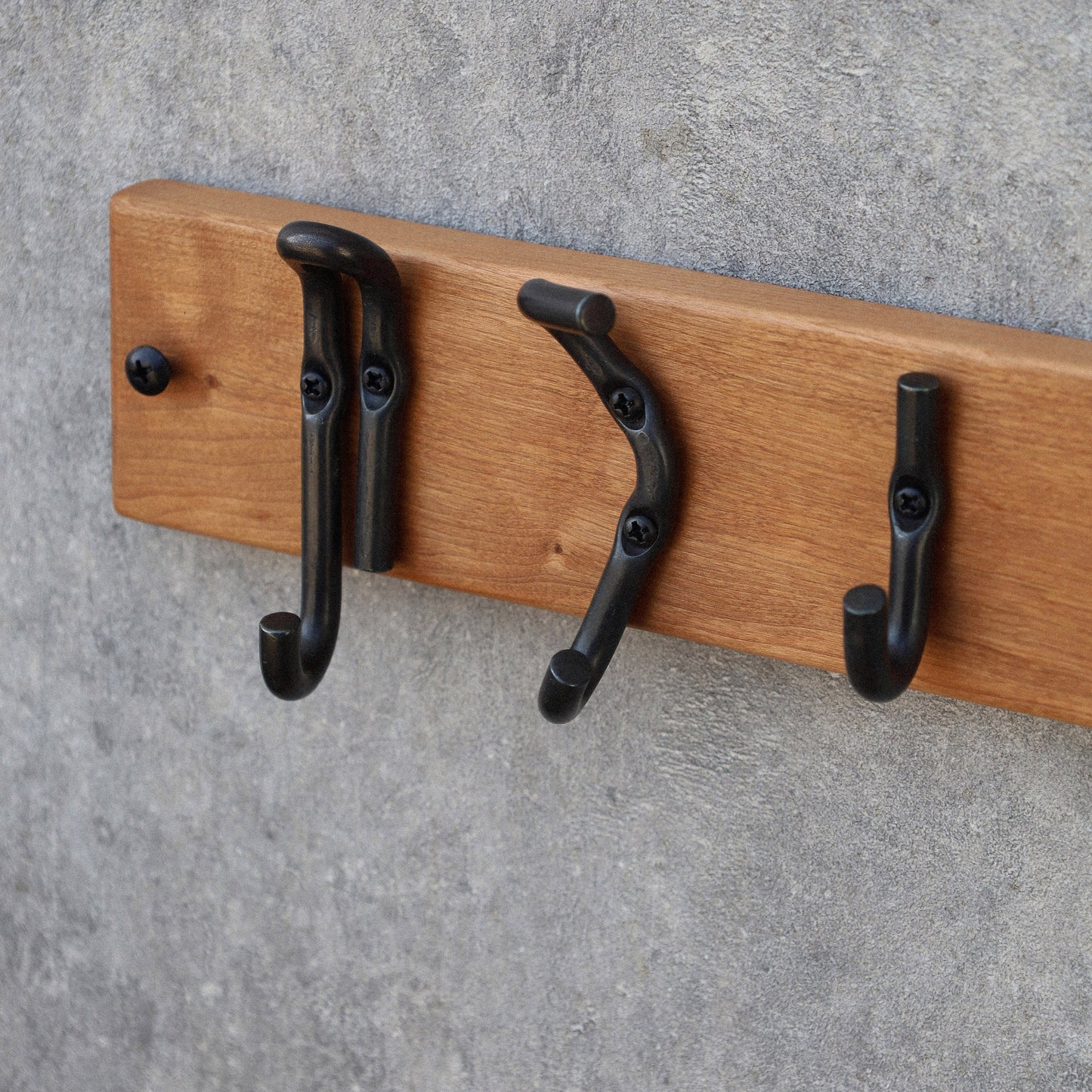 Hand Forged Iron Nail Key Hook And Rack