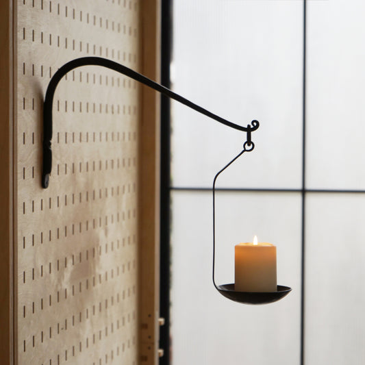 Hand Forged Iron Wall Plant Arched Hanger Hook