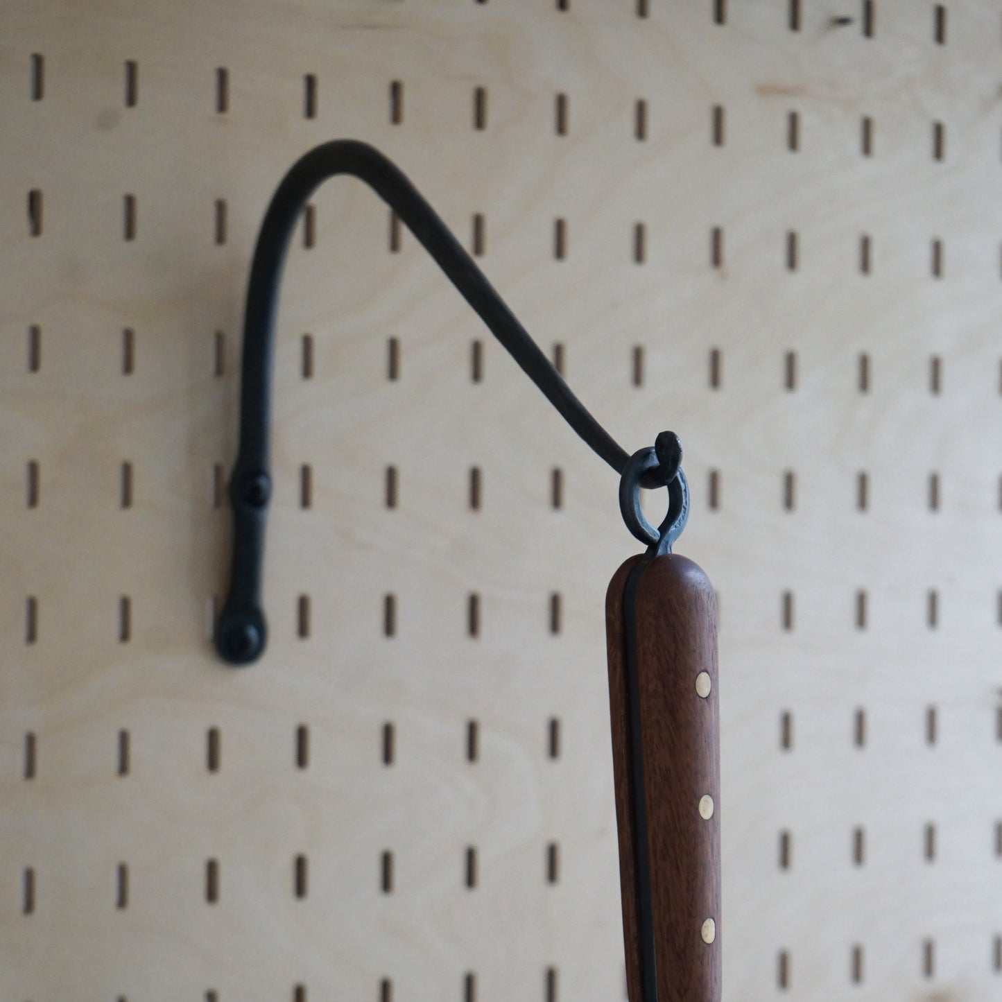 Hand Forged Iron Wall Plant Arched Hanger Hook
