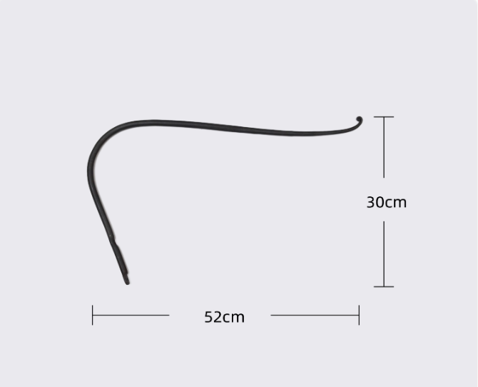 Hand Forged Iron Wall Plant Arched Hanger Hook