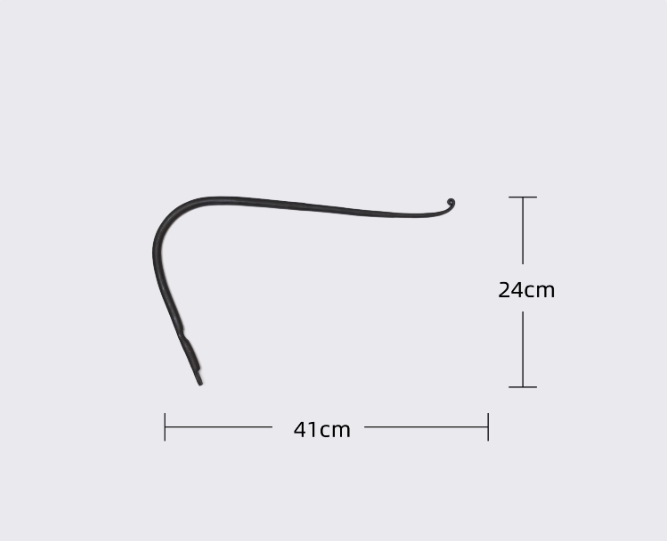 Hand Forged Iron Wall Plant Arched Hanger Hook