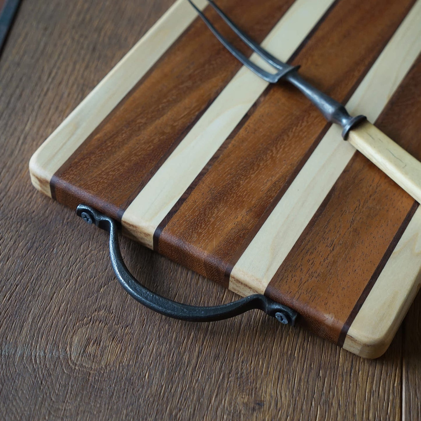Hand Forged Iron Curved Handles Drawer Pulls