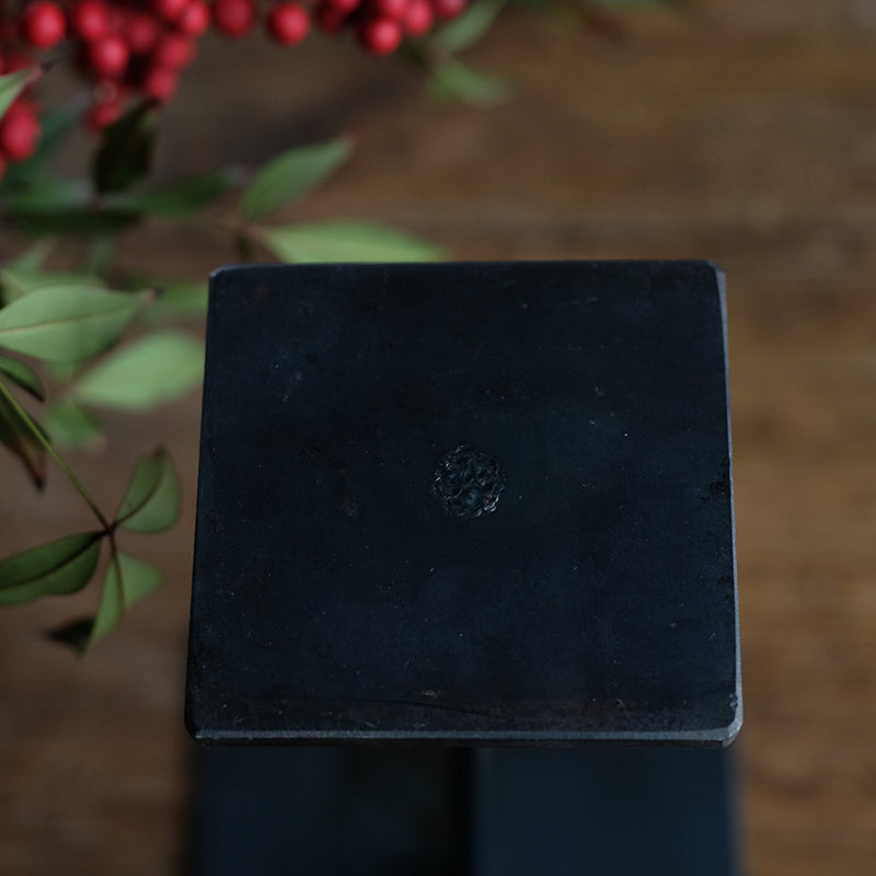 Hand Forged Heightened Vase Metal Display Stand