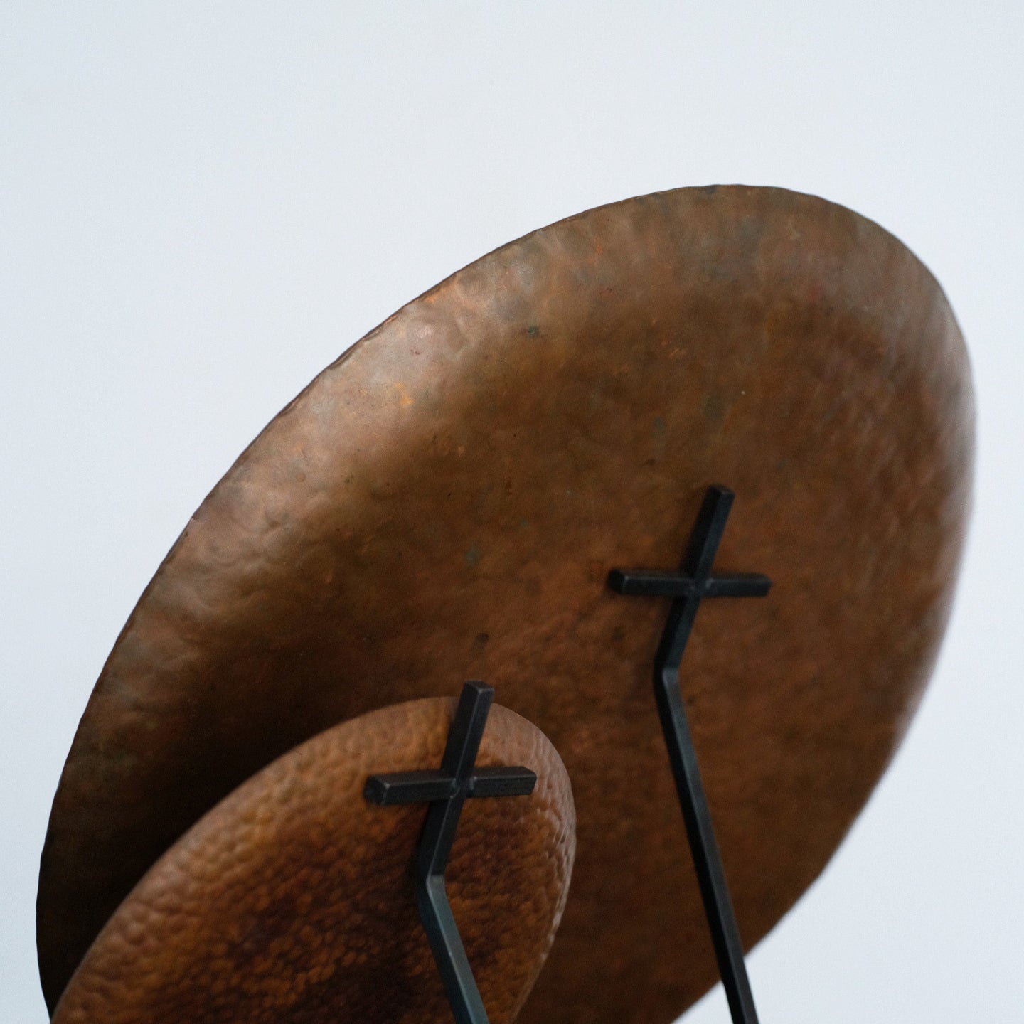 Hand Forged Metal Display Stand For Easel