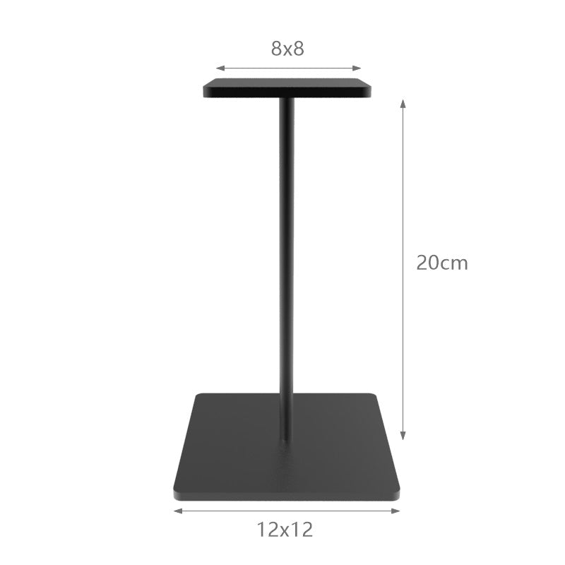 Hand Forged Heightened Vase Metal Display Stand