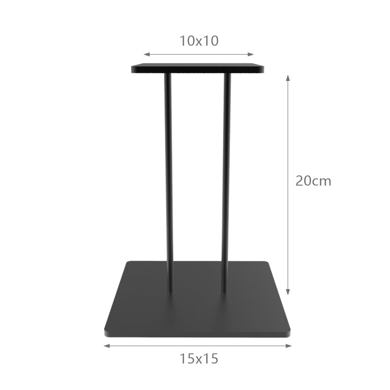 Hand Forged Heightened Vase Metal Display Stand