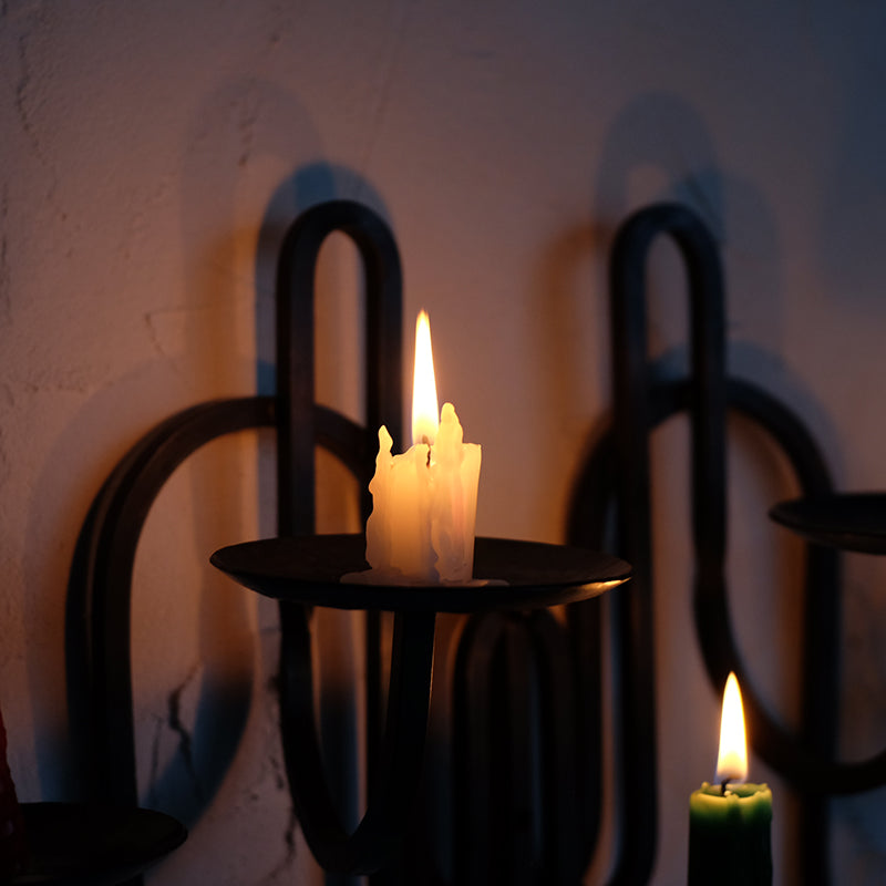 Handmade Iron Wall Candelabra
